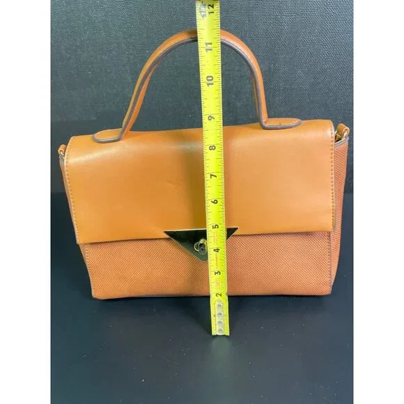 Adrienne Vittadini Women Tan Handbag Small SKU 1825 - Picture 5 of 6